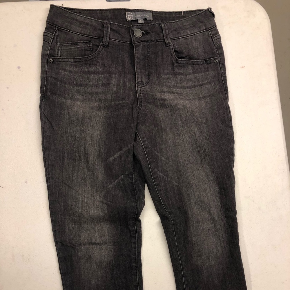 Wit and Wisdom grey jeans. Size 6.